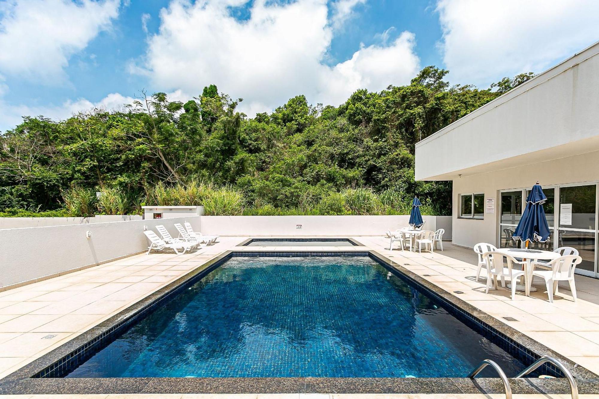 Wi-Fi 240Mb | 150M Da Praia | Piscina #Ia07D Florianópolis Buitenkant foto